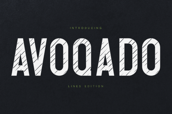 Avoqado Striped: Evaluating a Bold, Athletic Display Font for Modern Design