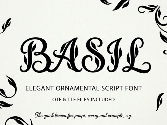 Basil: Commanding Attention with Avant-Garde Typography