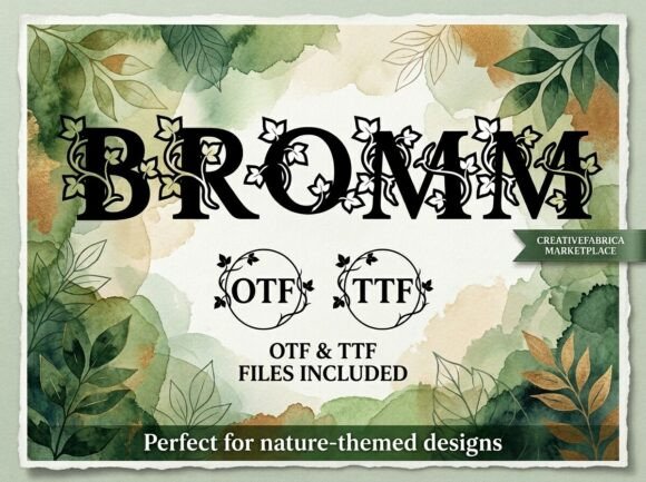 Bromm: The Anatomy of a High-Impact Display Typeface