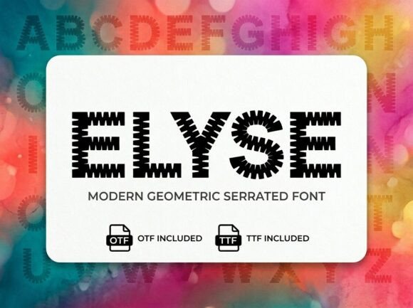 Elyse: The Decorative Display Font That Demands Attention