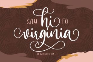 Hi Virginia: The Bold Handwritten Font That Makes Your Designs Unforgettable