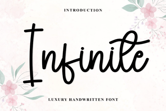 Infinite: The Elegant Handwritten Script for Modern Design
