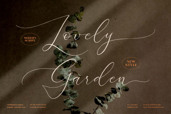 Lovely Garden Font: The Ultimate Guide to Elegant Script Typography