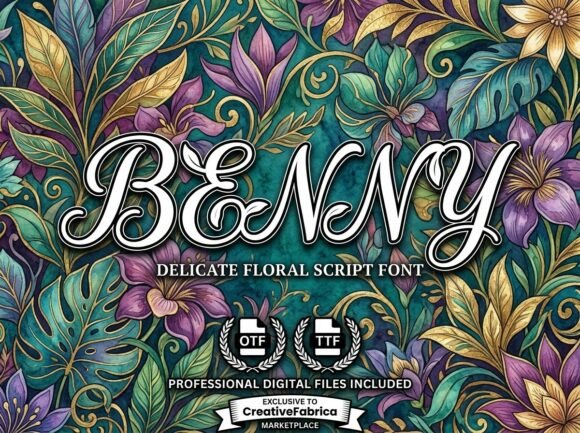 Meet Benny: The Avant-Garde Display Font for Bold Creators