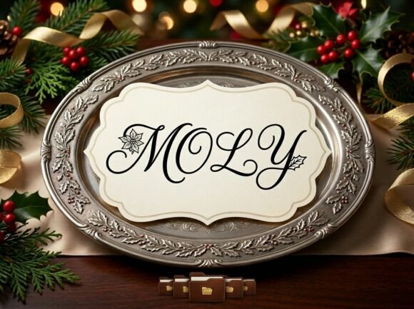 Molly: The All-Caps Display Font That Commands Attention in Modern Design