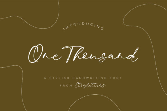 One Thousand: Mastering the Art of Elegant Typography in Modern Design