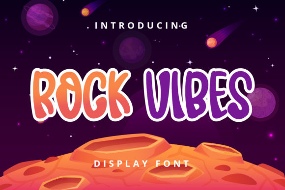 Rock Vibes: A Unique Display Font for Modern Creators