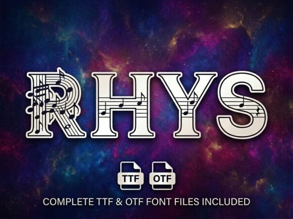Strike a Chord with Rhys: A Font That Sings