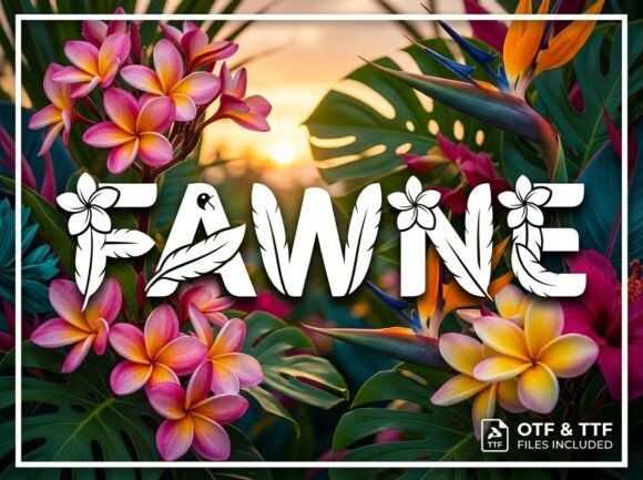 Understanding the Fawne Font: A Deep Dive into Decorative Display Typography